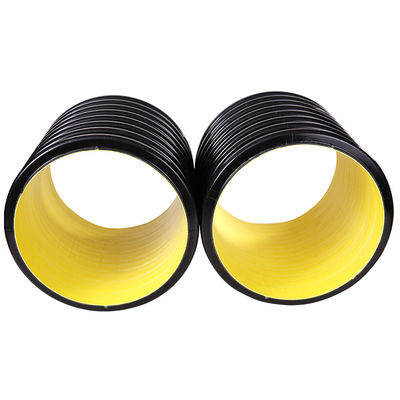 Pipa Drainase HDPE ISO9001 Pipa Bergelombang 200mm 300mm