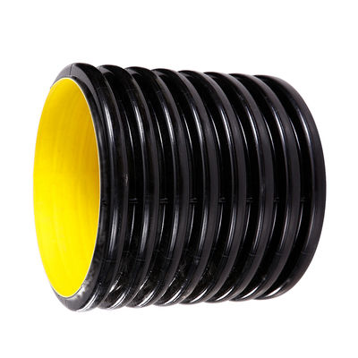 Pipa Gorong-gorong HDPE Bergelombang Bawah Tanah 300mm Pipa Bergelombang