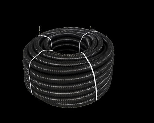 Pipa Drainase HDPE Serat Karbon Fleksibel 20mm 25mm Dinding Tunggal
